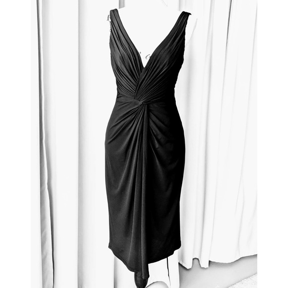 Tadashi Collection Dresses & Skirts - Tadashi Collection Knot Sleeveless Dress Black